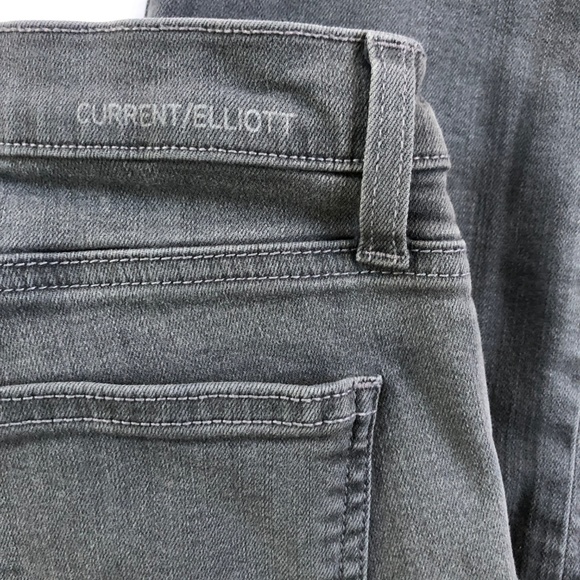 Current/Elliott The Stiletto Skinny Jeans in Gray - Picture 2 of 6
